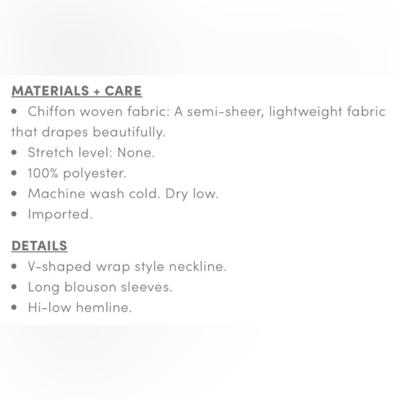 New! Torrid Blue Leopard Chiffon Ruffle Surplice Crop Blouse Size 1X - Picture 10 of 11